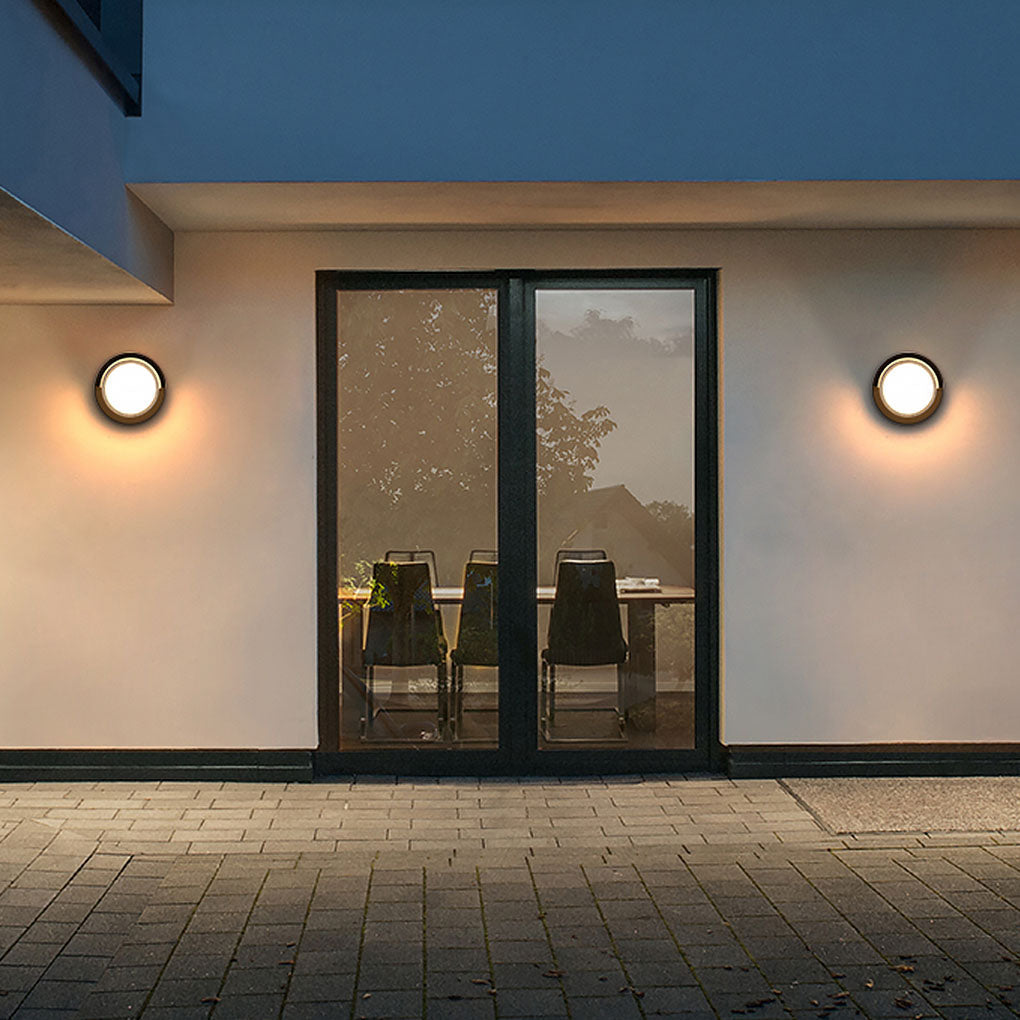 Modern Outdoor Wall Lights Round &amp; Square Waterproof Designs for Gardens &amp; Villas