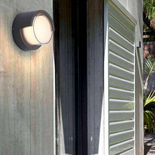 Modern Outdoor Wall Lights Round &amp; Square Waterproof Designs for Gardens &amp; Villas