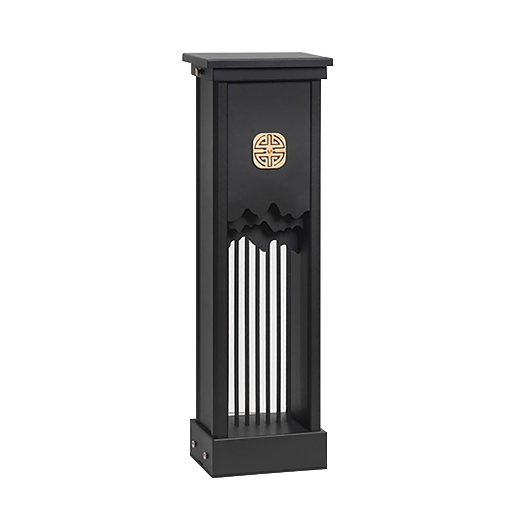Elegant Outdoor LED Waterproof Light with Artistic Cut Design