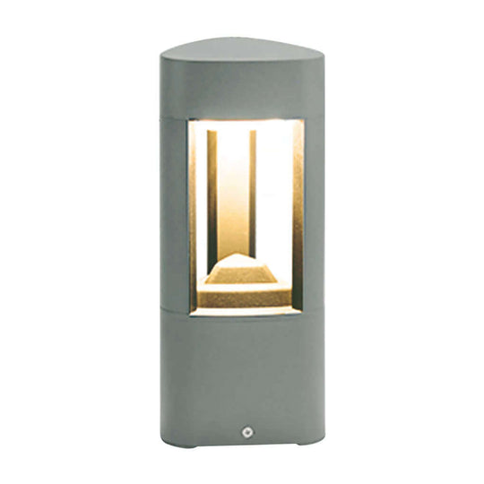 Triple Side Emitting Solar LED Garden Bollard Lights Heart Design &amp; Weatherproof