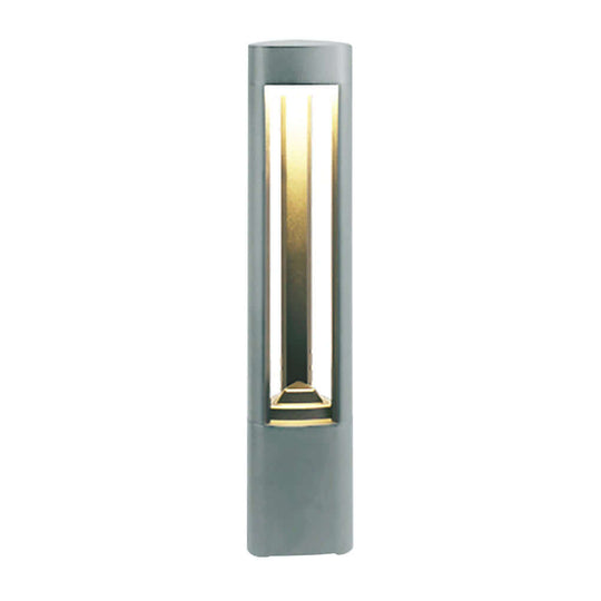 Triple Side Emitting Solar LED Garden Bollard Lights Heart Design &amp; Weatherproof