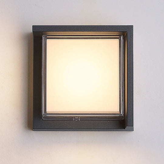 Modern Outdoor Wall Lights Round &amp; Square Waterproof Designs for Gardens &amp; Villas