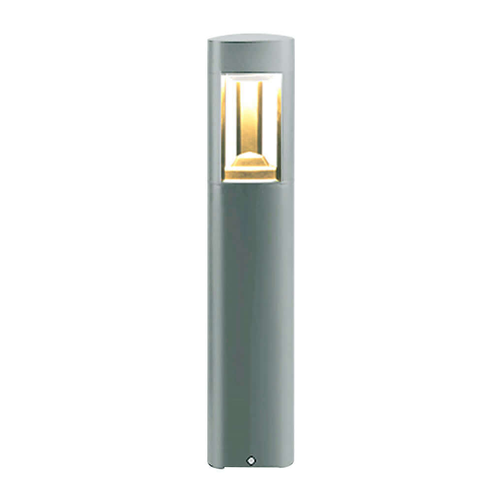 Triple Side Emitting Solar LED Garden Bollard Lights Heart Design &amp; Weatherproof