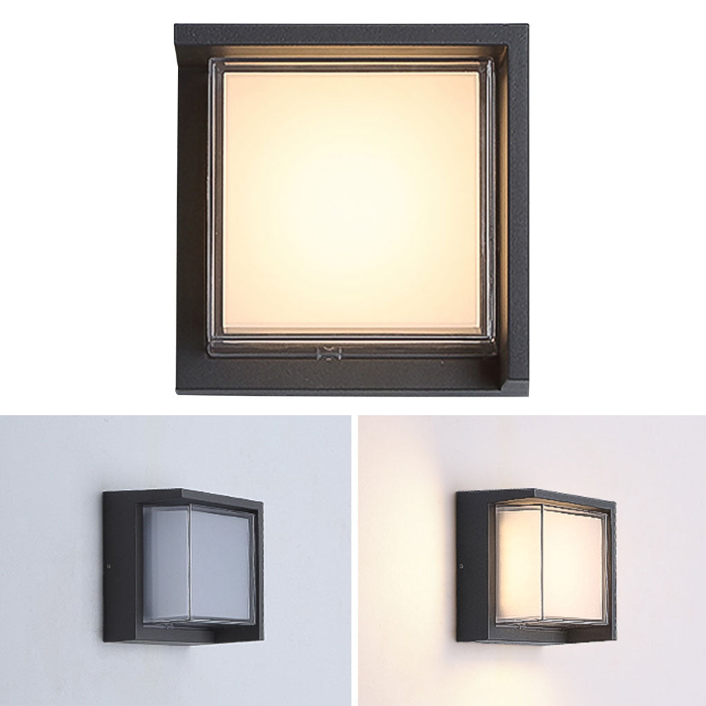 Modern Outdoor Wall Lights Round &amp; Square Waterproof Designs for Gardens &amp; Villas