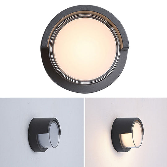 Modern Outdoor Wall Lights Round &amp; Square Waterproof Designs for Gardens &amp; Villas