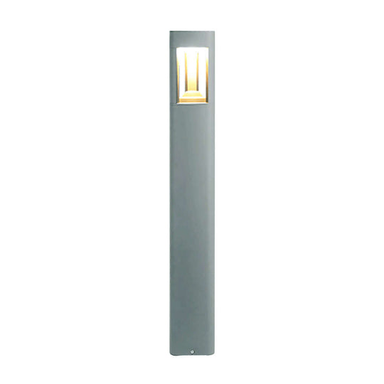 Triple Side Emitting Solar LED Garden Bollard Lights Heart Design &amp; Weatherproof