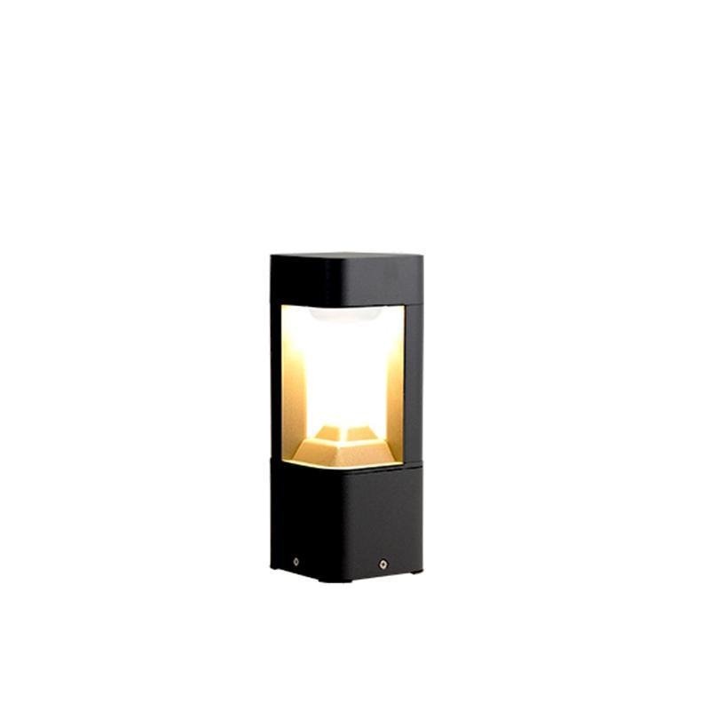 Contemporary Waterproof Black Aluminum LED Pathway Lights – Outdoor Landscape Lighting