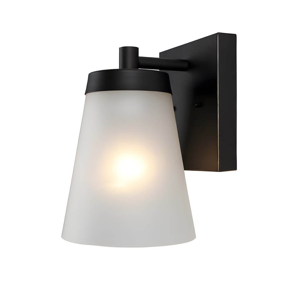 Waterproof Outdoor Glass Wall Light with Sensor