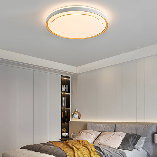 1-Light Rectangular LED Flush Mount Ceiling Light