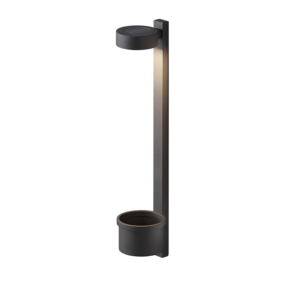 Solar Wall Mounted LED Light with Planter