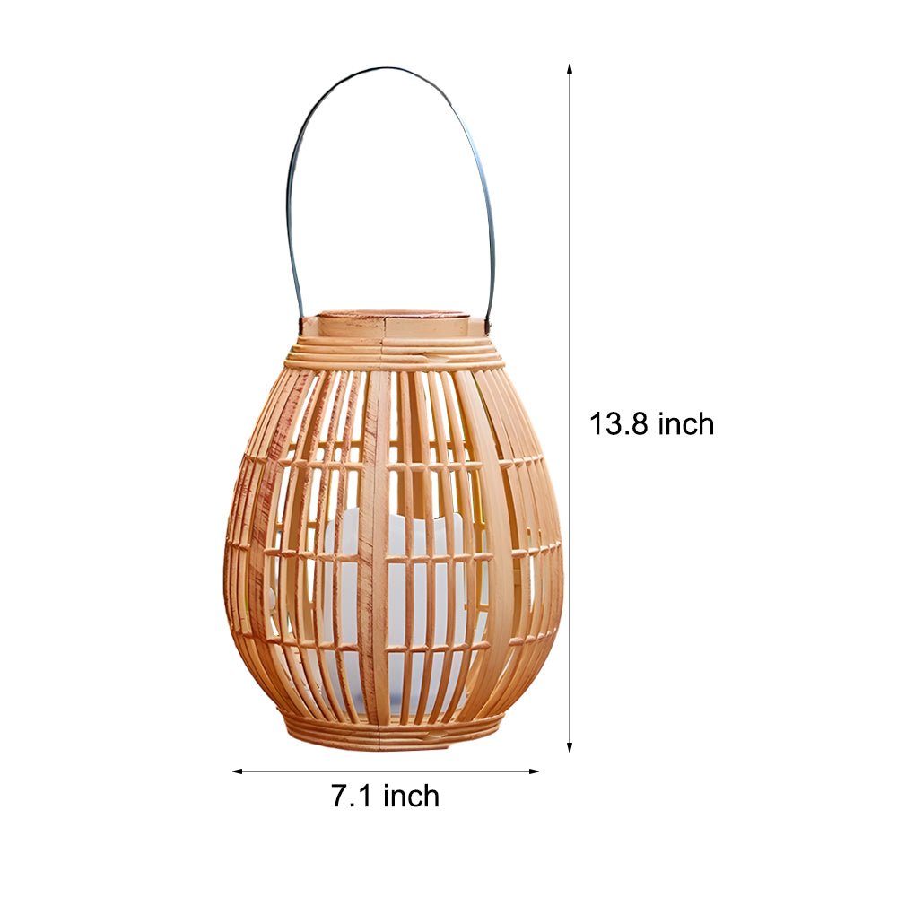 Portable Solar Powered Waterproof Candle Style LED Lantern