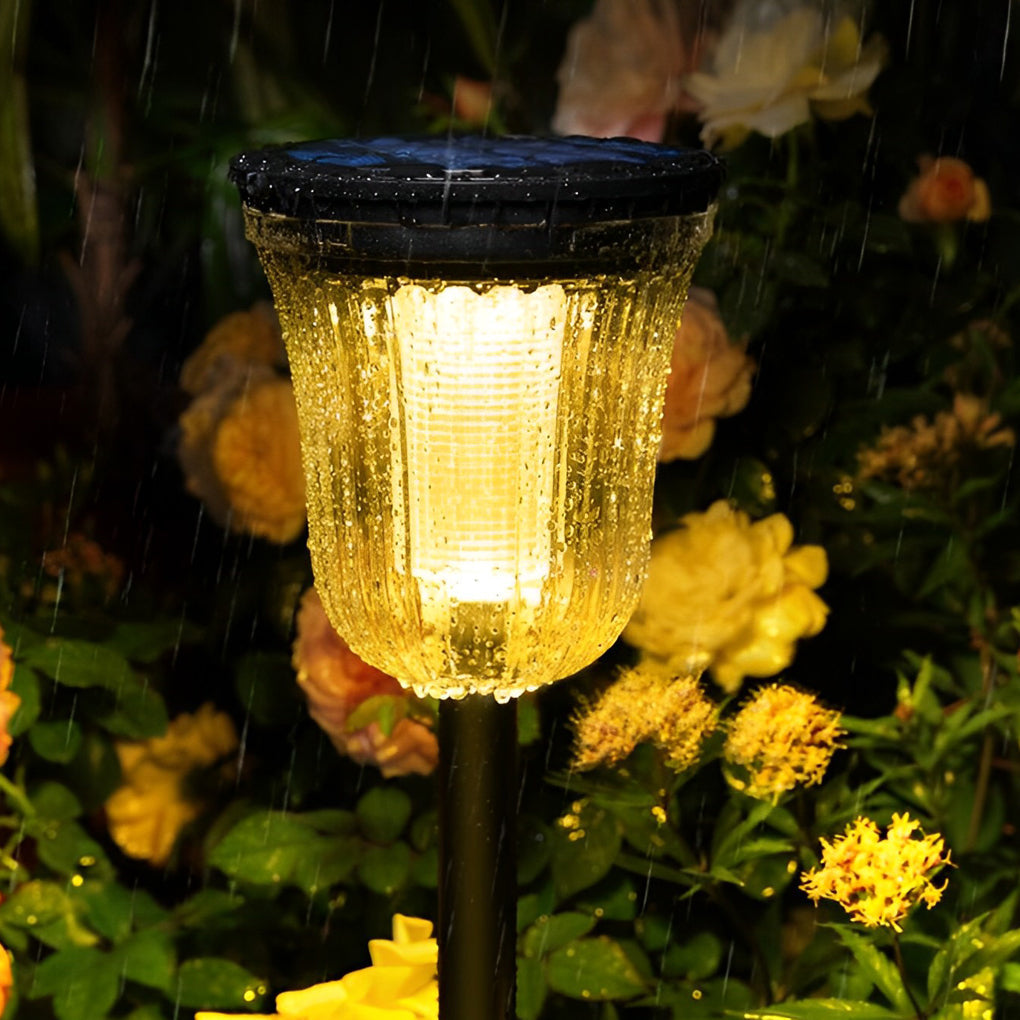Outdoor Solar Lawn Lights with Motion Sensor (2 Pcs)