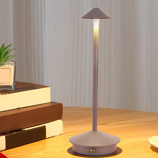 Mini Triangle LED Table Lamp – Cordless &amp; Dimmable