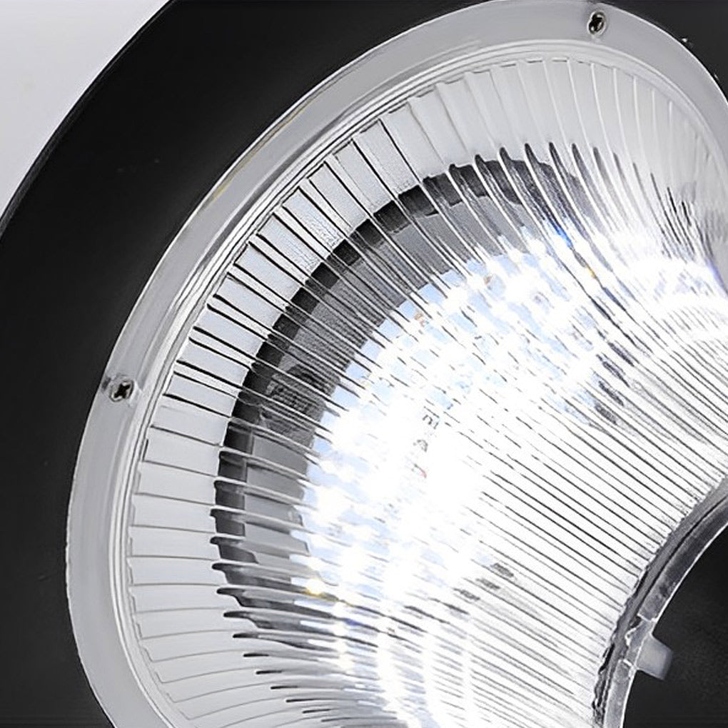 Round Dimmable LED Solar Fence Post Light Waterproof Outdoor Lamp