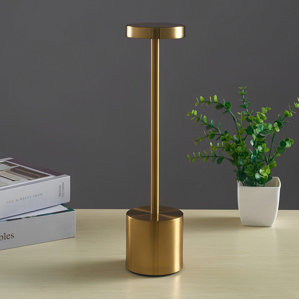 Rechargeable Portable Modern Rod Table Lamp – Cordless LED Lighting with USB Charging