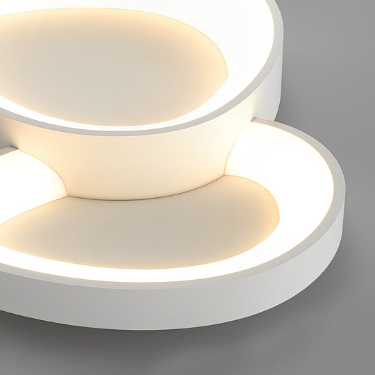 Creative Geometric Line Three Step Dimming LED Modern Ceiling Light