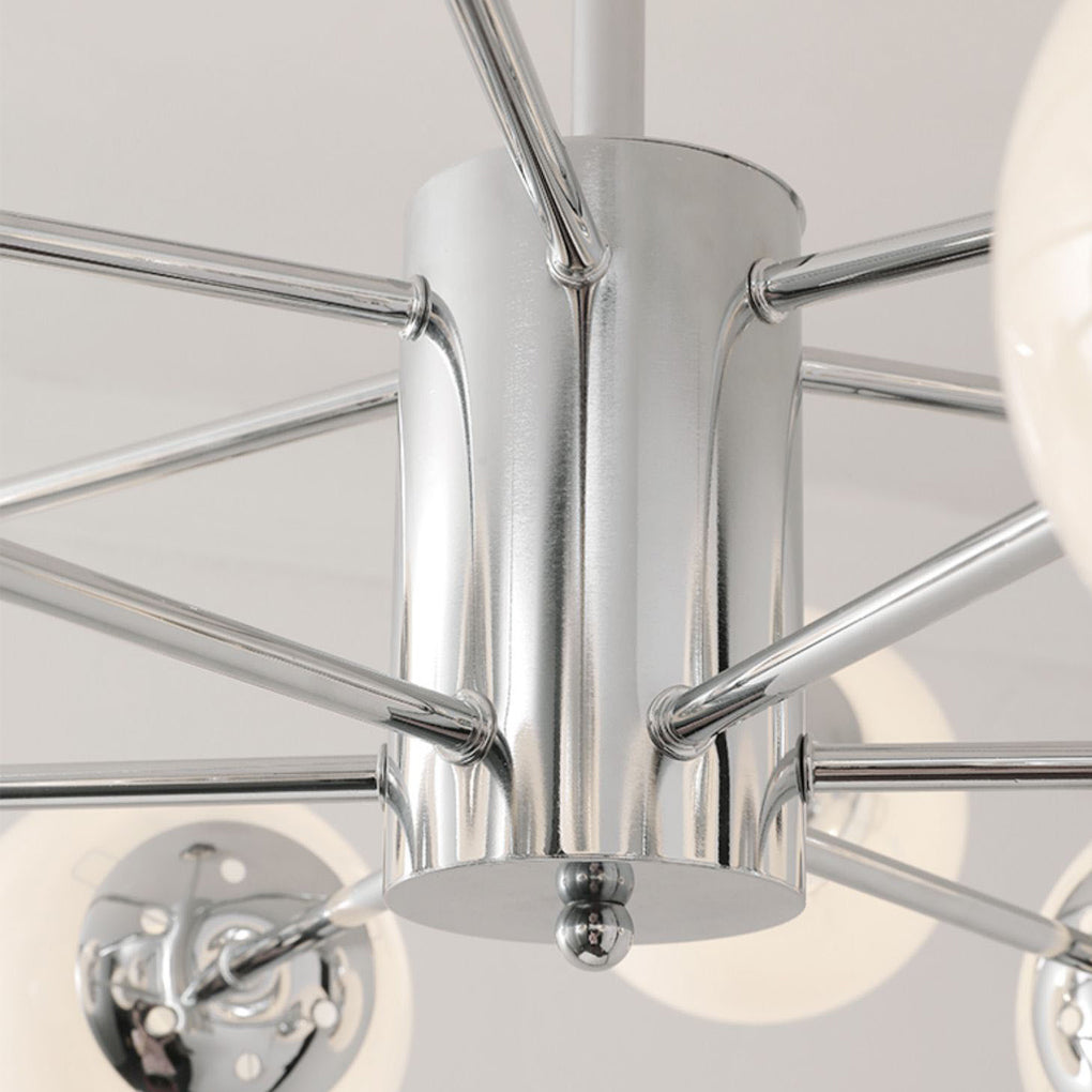 Molecular Lights Three Step Dimming Plating Glass Modern Chandelier
