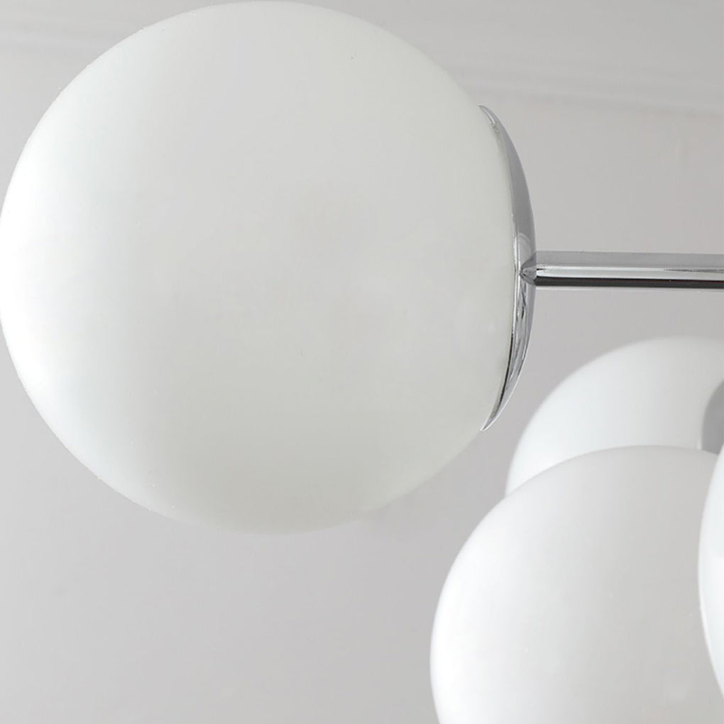 Molecular Lights Three Step Dimming Plating Glass Modern Chandelier