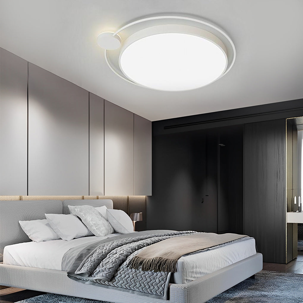 Circular Dimmable LED Nordic Flush Mount Ceiling Light
