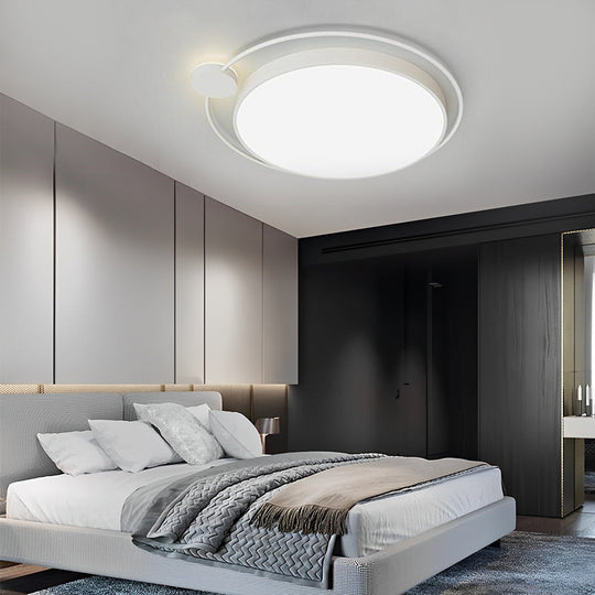 Circular Dimmable LED Nordic Flush Mount Ceiling Light