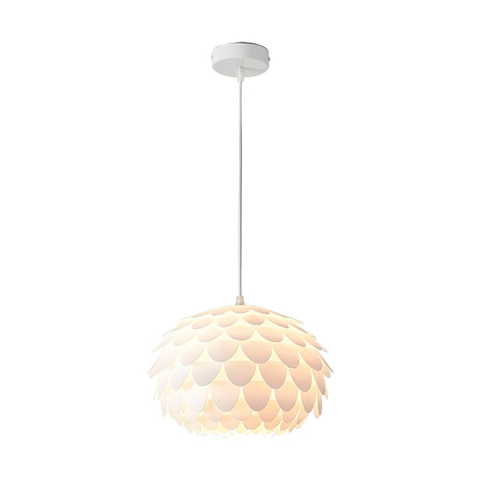 Round Fish Scales Three Step Dimming LED Modern Pendant Light