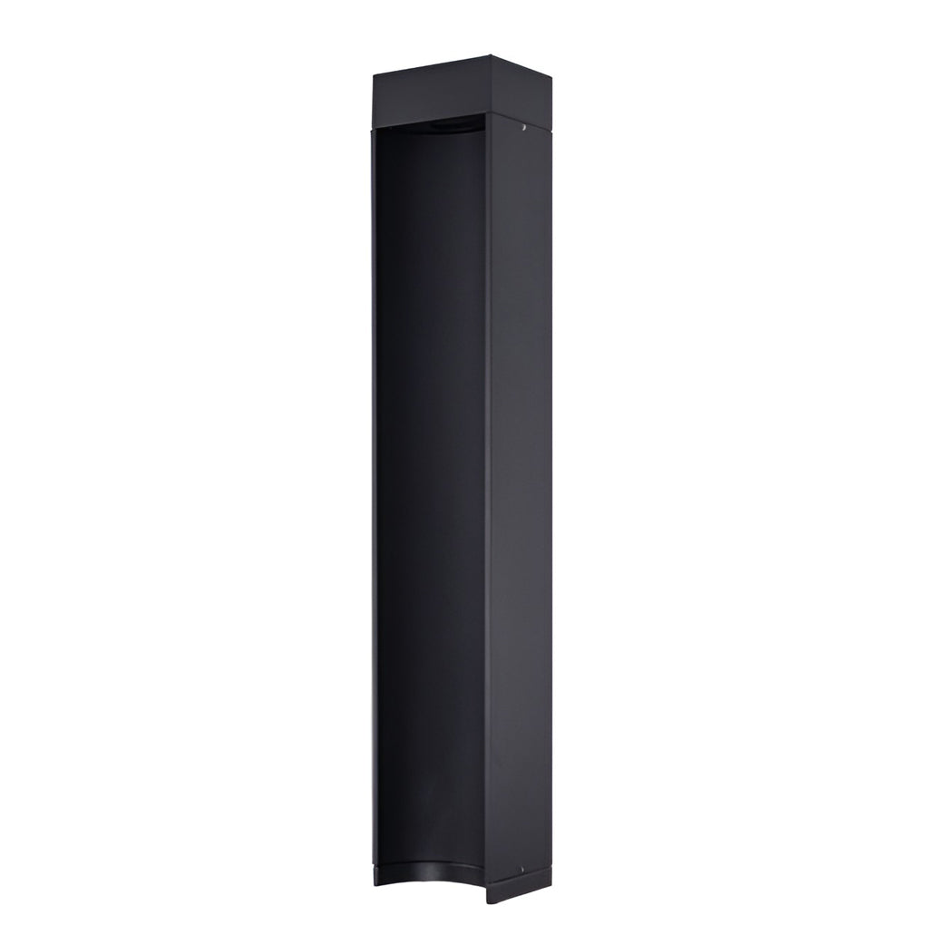 Modern 5W LED Black Outdoor Lawn Light with Open Front and Energy Efficient Design