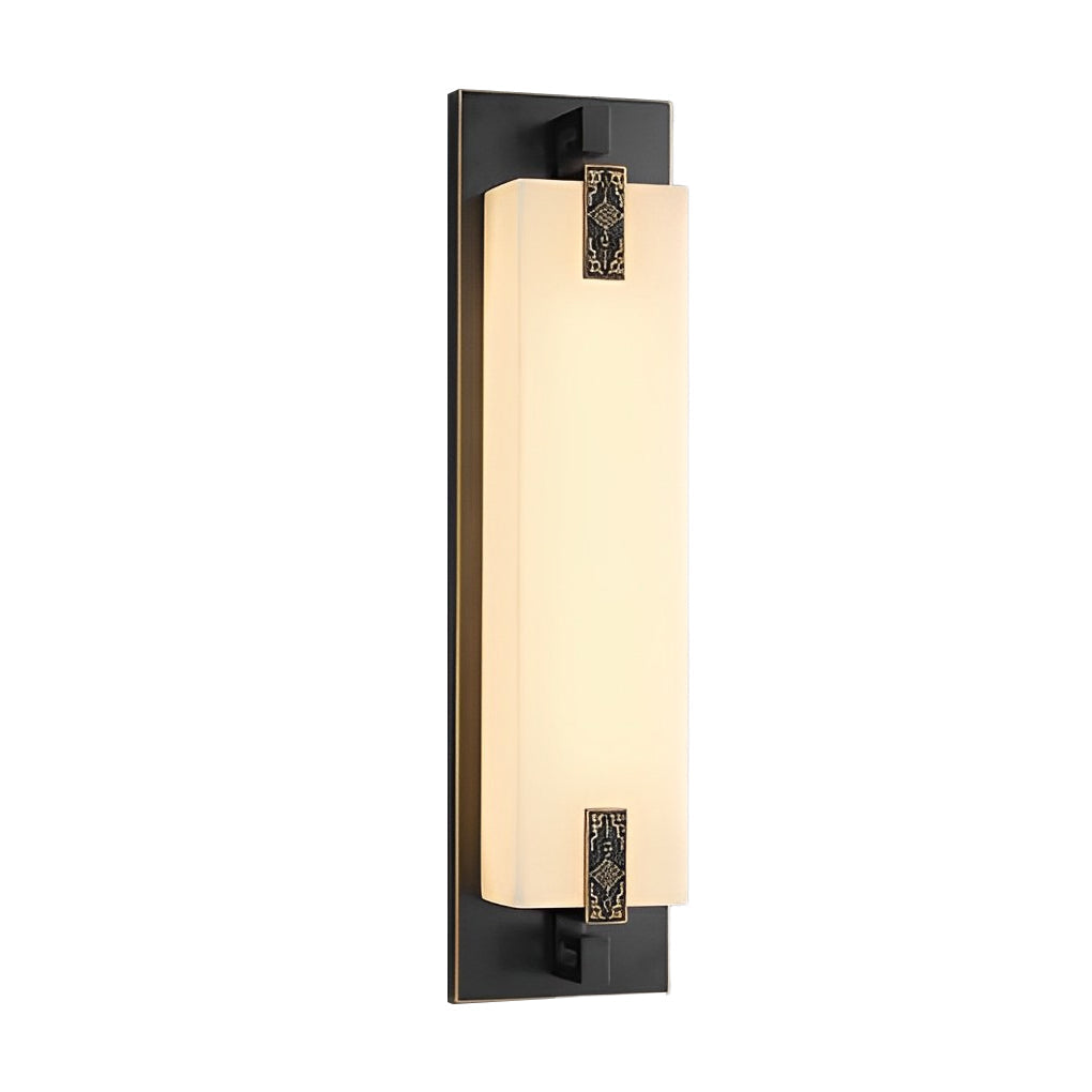 Outdoor Waterproof LED Copper Retro Exterior Wall Lights Sconces