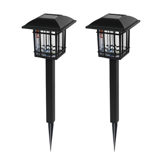 Vintage Modern Solar Square Lawn Lights Waterproof Durable Outdoor Lighting