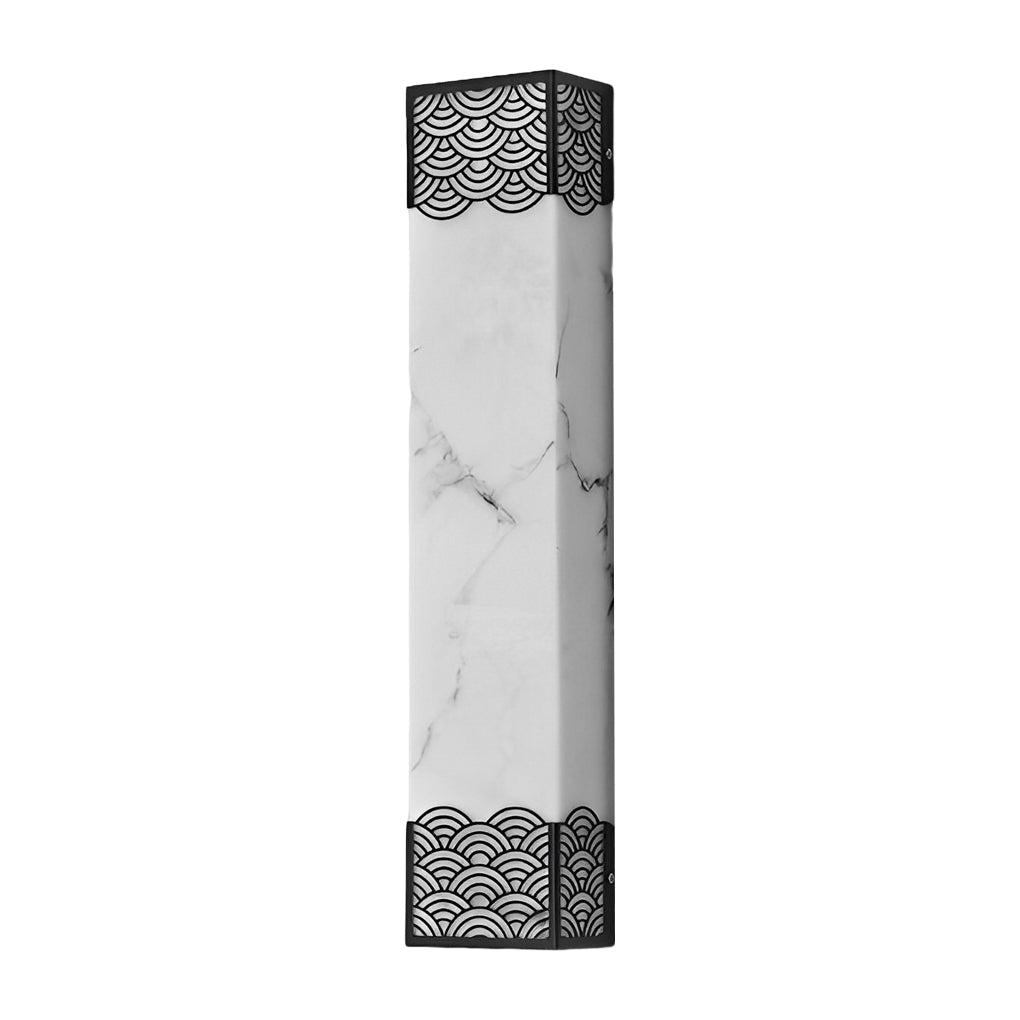 Rectangular Resin LED Waterproof Vintage Outdoor Wall Lamp