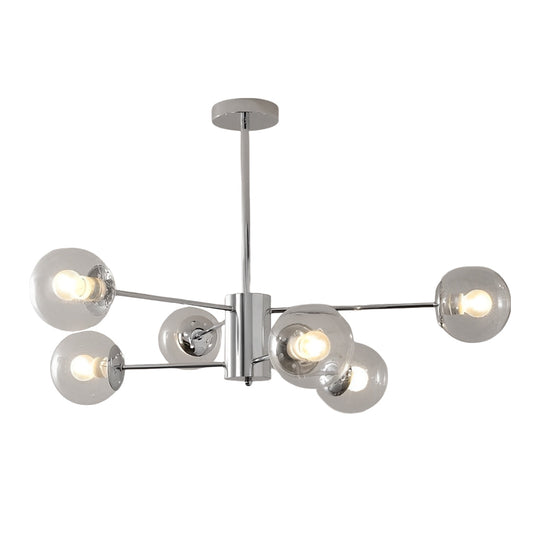 Molecular Lights Three Step Dimming Plating Glass Modern Chandelier
