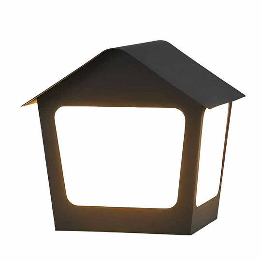 Cottage Shaped LED Waterproof Solar Fence Post Light
