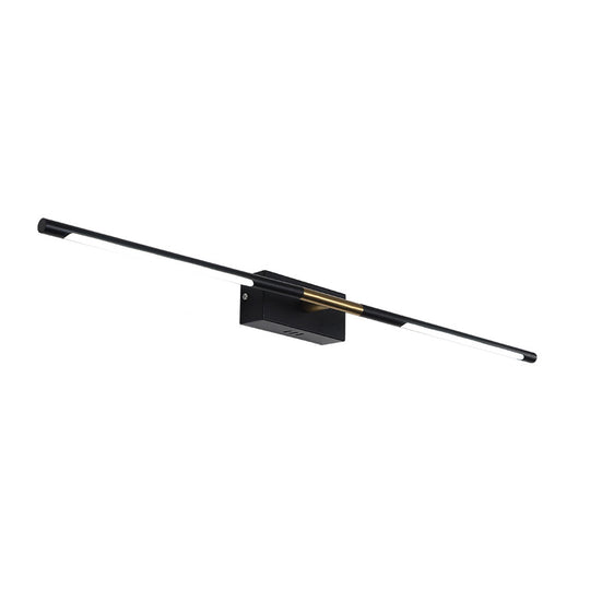 Black &amp; Gold Linear LED Bathroom Vanity Light Bar