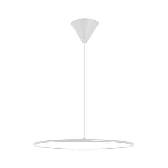 Minimalist Modern Circle Linear Industrial LED Pendant Light