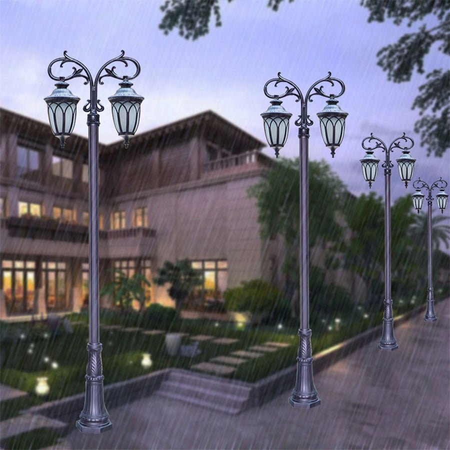 2-Head Aluminum Waterproof LED European Style Street Light – 118&
