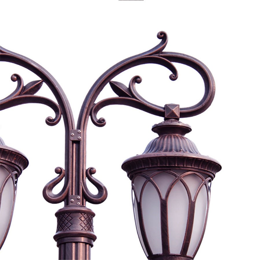 2-Head Aluminum Waterproof LED European Style Street Light – 118&