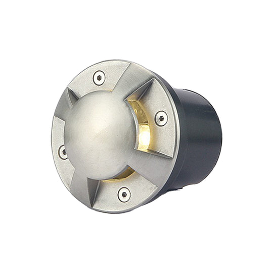 Round DC12V Modern Recessed LED Step Lights Waterproof Underground Garden Deck Lighting
