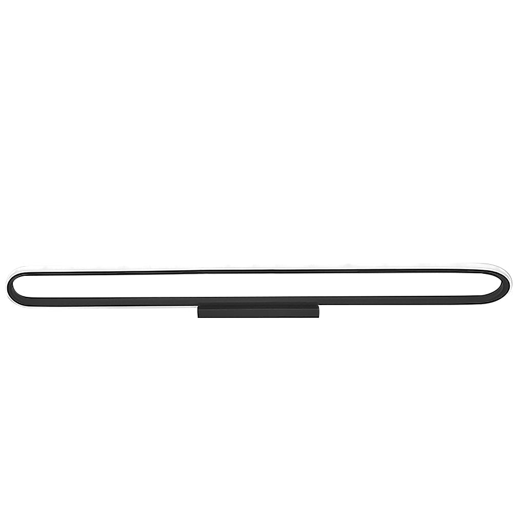 24" Rectangle LED Black Flush Mount Ceiling &amp; Wall Light