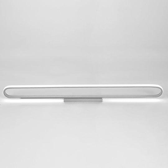 24" Rectangle LED Black Flush Mount Ceiling &amp; Wall Light