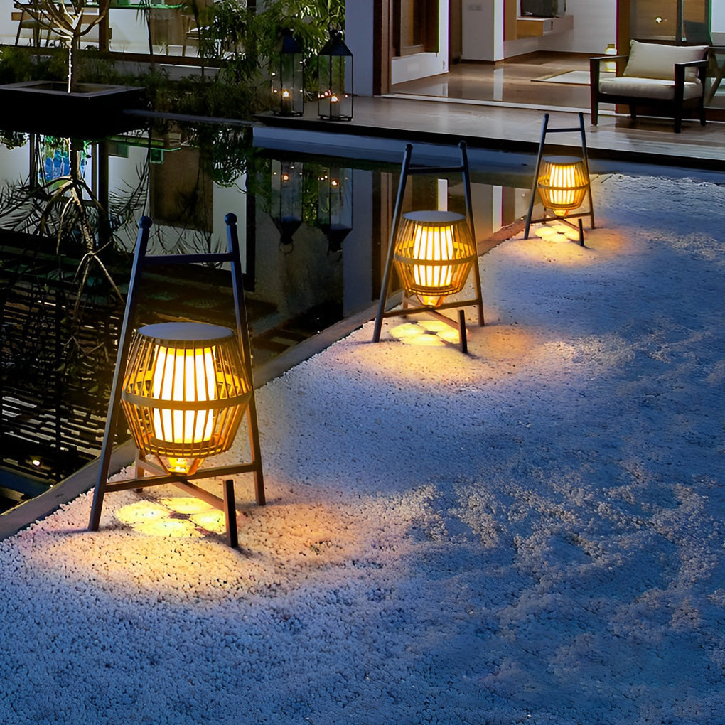 Portable Dimmable LED Solar Outdoor Lantern