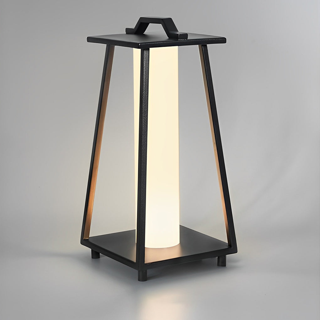 Portable Black LED Outdoor Floor Lamp – Waterproof &amp; Removable