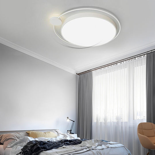Circular Dimmable LED Nordic Flush Mount Ceiling Light