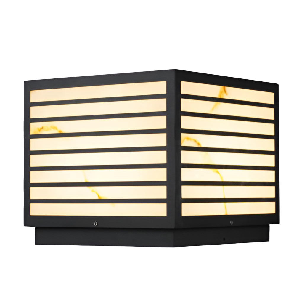 Square IP65 Waterproof LED Solar Outdoor Deck Post Pillar Light