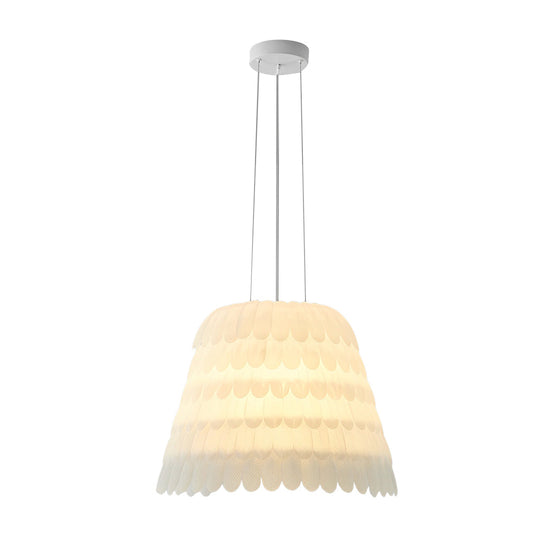 Acrylic Feathers Creative Three Step Dimming Modern Chandelier
