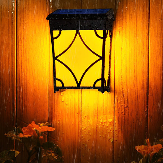 Solar LED RGB Motion Sensor Outdoor Waterproof Wall Lights