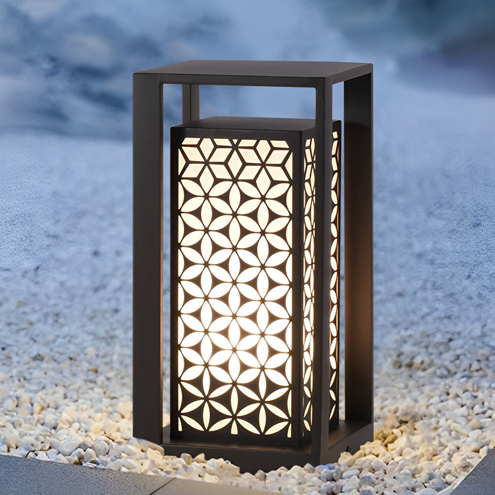 Galvanized Vintage Outdoor Pathway Lights