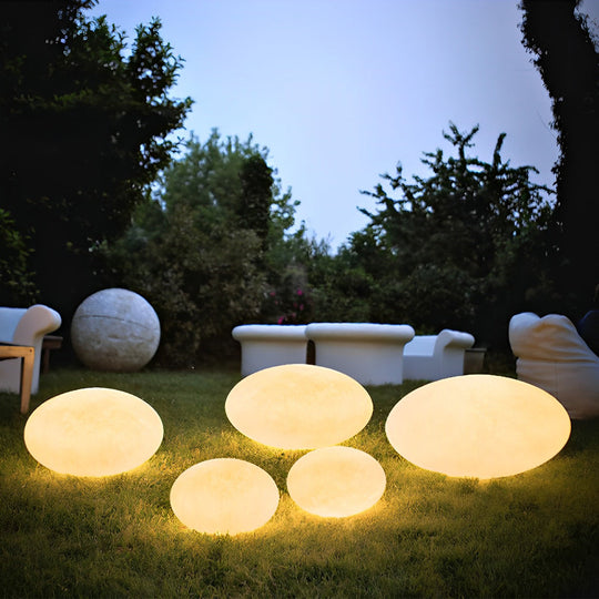 Resin Cobblestone LED Lawn Light Modern Waterproof Outdoor Landscape Lamp