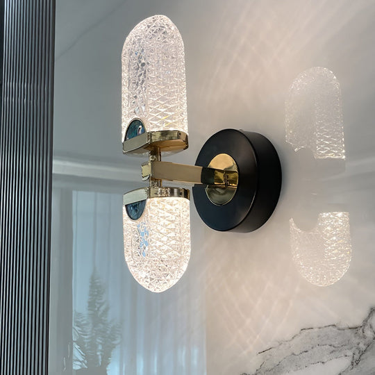 Creative LED Wall Sconce with Up &amp; Down Light Effect – Three Step Dimming