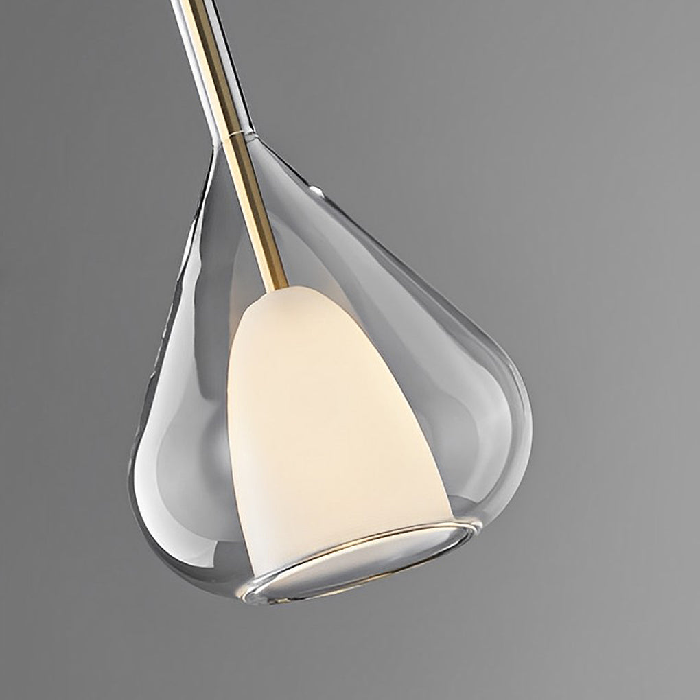Raindrop Creative Double Layers Glass Nordic Pendant Light