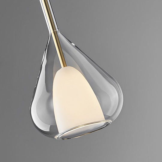 Raindrop Creative Double Layers Glass Nordic Pendant Light