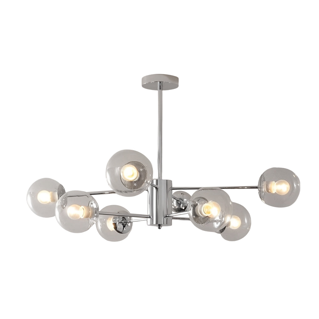 Molecular Lights Three Step Dimming Plating Glass Modern Chandelier